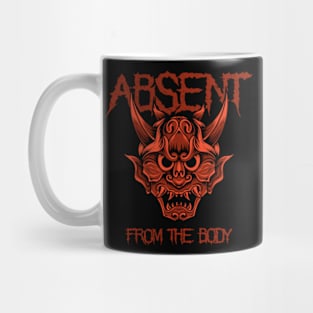 Absent from the Body the half rising man Mug